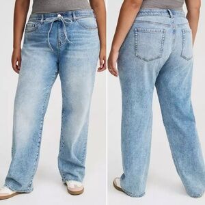Torrid High-Rise Baggy Tie-Waist Jean